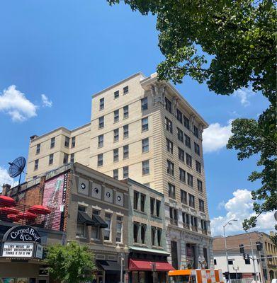 Historic building such as these are scattered all over Roanoke.
