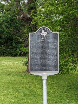 Primus Kelly Historical Marker, Hempstead