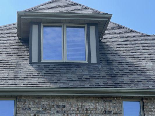 Black streaks from gutters