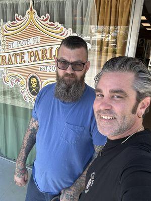 Beard trim complete.