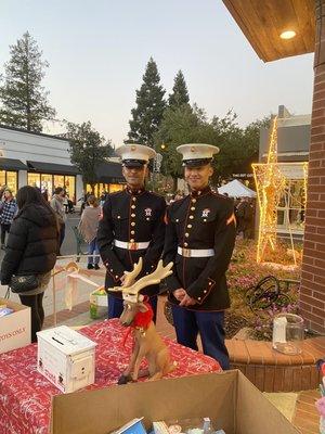 U.S. Marines host TOYS FOR TOTS Drive @AUTOMOBUILD, LOS GATOS CA Sat 12/4/21