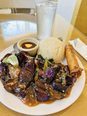 Eggplant Basil is delicious!