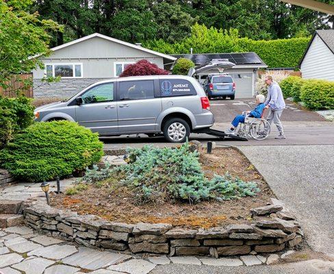 Easy in, easy out. Full door to door same day service. Thanks.