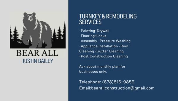 Bear All Remodeling Services