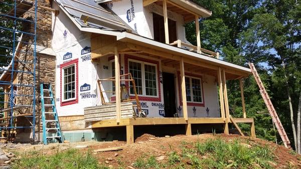 Vacation home overlooking the James River