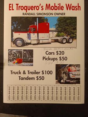 EL Troquero's Mobile Wash