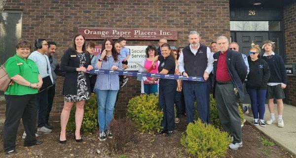 Ribbon cutting ceremony