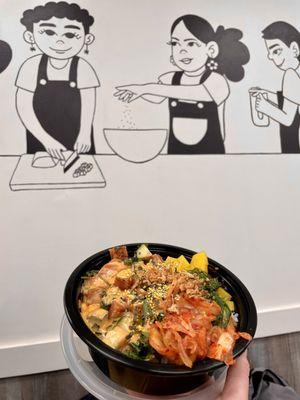Build your own Poké Bowl and cute art
