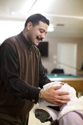 Double Edge Barber Parlor!!!! Hot towel rest facial service!!!!