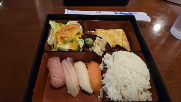 $15.95 Bento box special