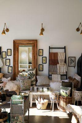 Pillows, Mirrors, and home decor