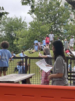 Morning check in before the adventures and fun.