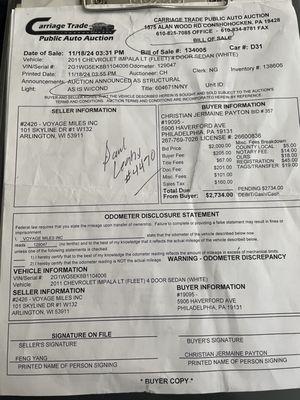 Carriage Trade Public Auto Auction