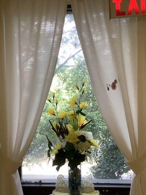Hallway of 2nd floor appears to be dried blood.