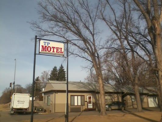 TP Motel front sign