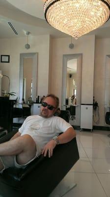 Love the chandelier!!