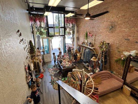 A view of the lower level.