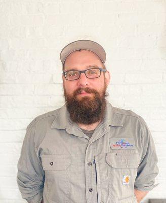 Our service technician, Andrew.