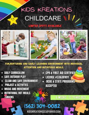 Kids Kreations Child Care