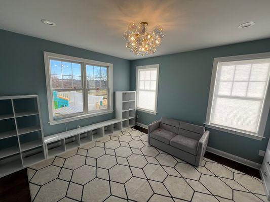 Newly Painted Interior