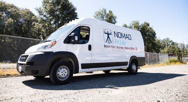 Picture of Nomad Fit Lab DEXA scan Sprinter Van