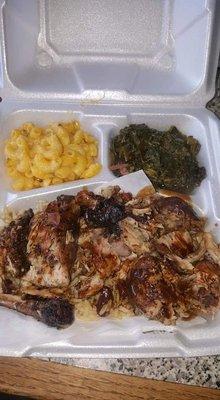 Jerk, Mac and Greens