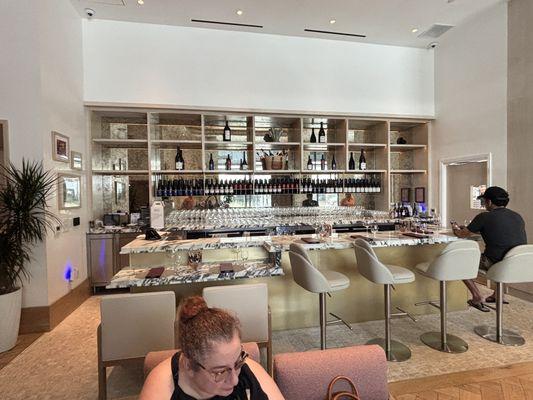 Wine bar.