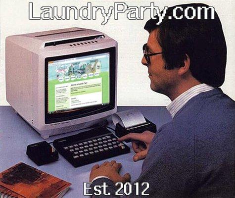 Laundry Party. Wash Dry Fold. Laundry Service. www.LaundryParty.com