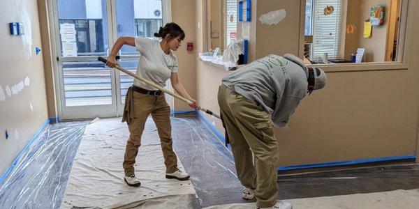 We've got the experience to handle commercial interior painting jobs, both large and small.