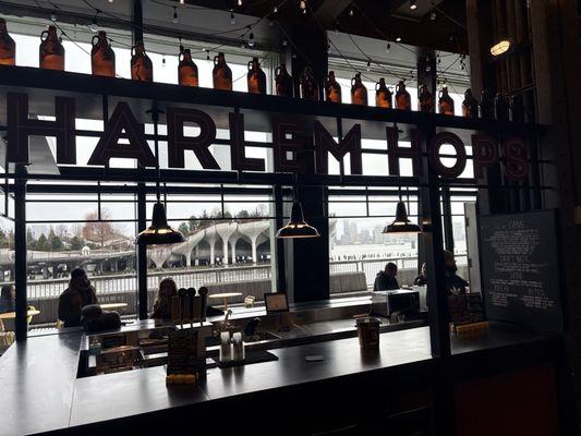 Bar overlooking Little Island