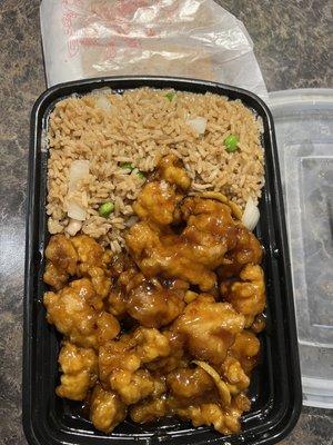 Orange chicken, better than Panda Express