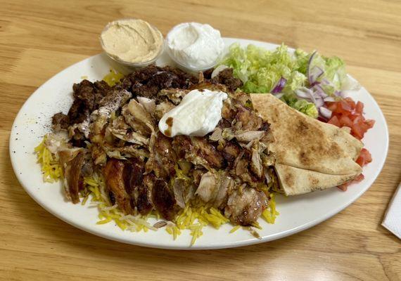 3. Mix Combo Plate. Everything was tasty, but the highlight was the combination of the toom (garlic dip) with chicken shawarma.