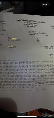 Green's Discount Tire & Auto