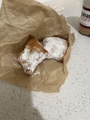 Free beignets with coupon