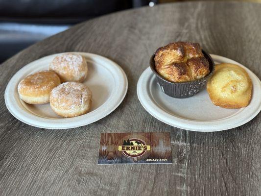 Beignets, Madeleine & Kouign Amann