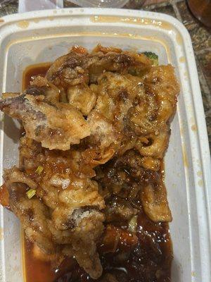 Orange chicken or orange garbage scraps???