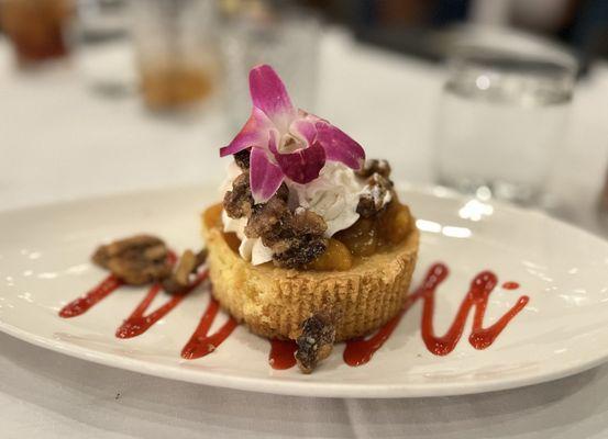 Peach Melba Brown Butter Cake