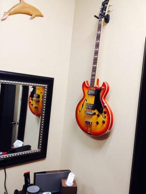 Wall art in the Salon