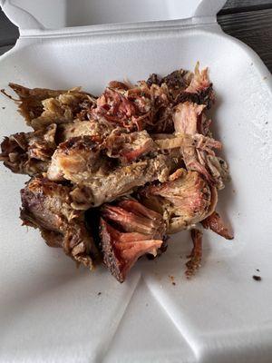 BBQ pulled pork (sandwich meat, no bread)