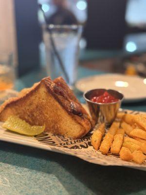 Brisket grilled cheese