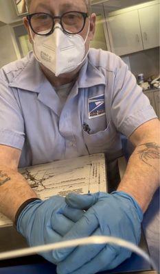 Someone that should no longer be employed by the United States Postal Service.