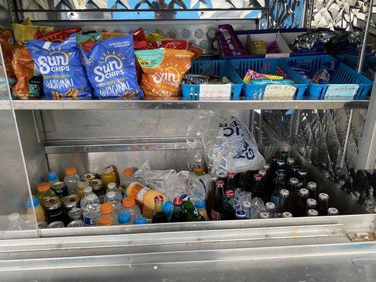 Drinks and snacks