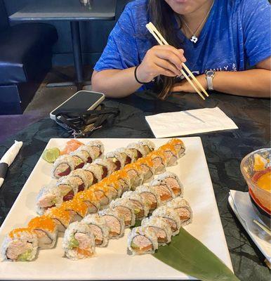 Lunch combo, 3 rolls