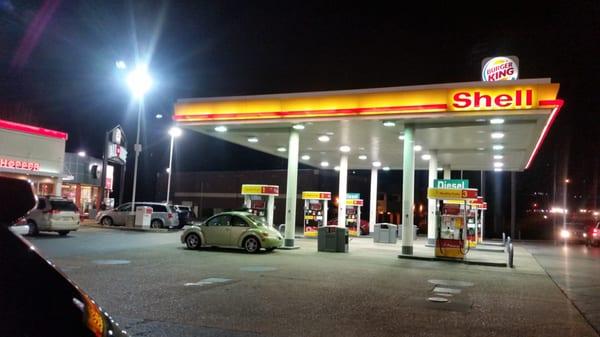 Shell Gas Station, All in One