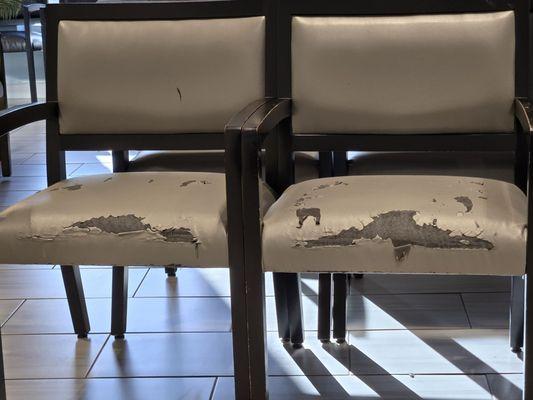 They've seen better days: wobble too!