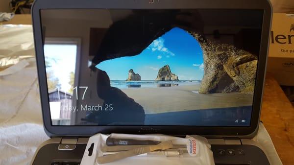 Replaced my own screen in 30 minutes.