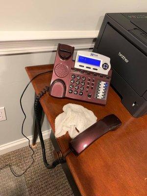 Office phone. Needs cleaning also!