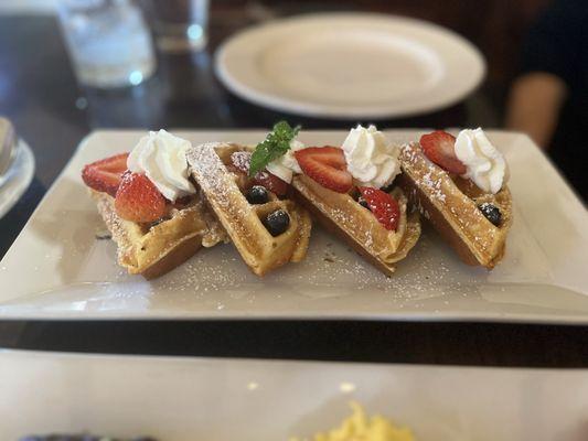 House made Belgian Waffles