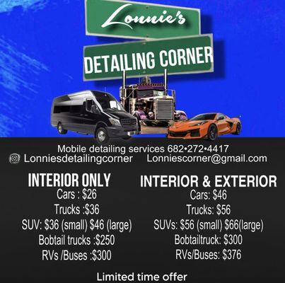 Lonnie’s Detailing Corner