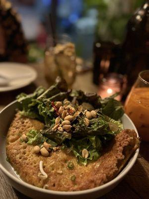 Banh chow salad (served with shrimp and chicken however, we 86ed the shrimp)